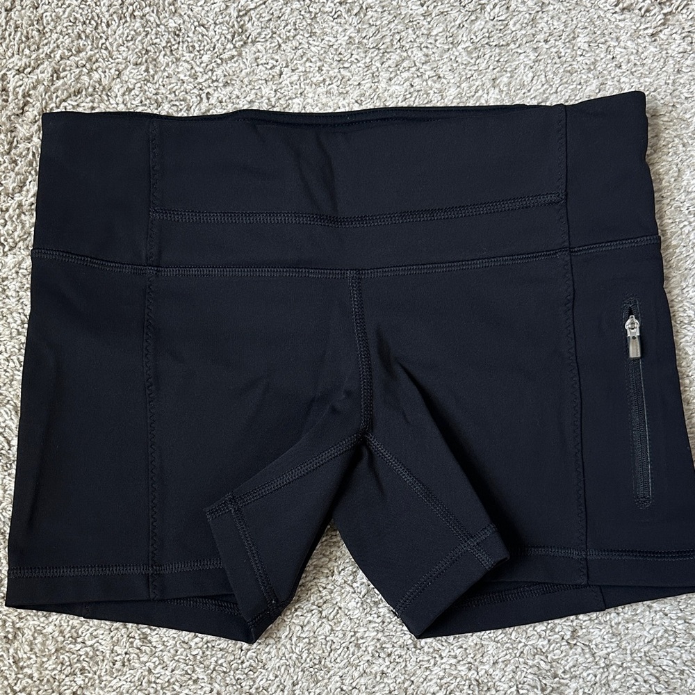lululemon athletica Black Bike Shorts